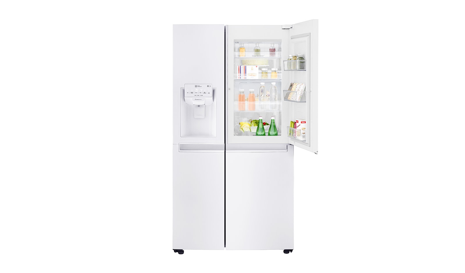 LG Side-by-Side und Door-in-Door™, kein Festwasseranschluss notwendig, GSJ761SWXZ